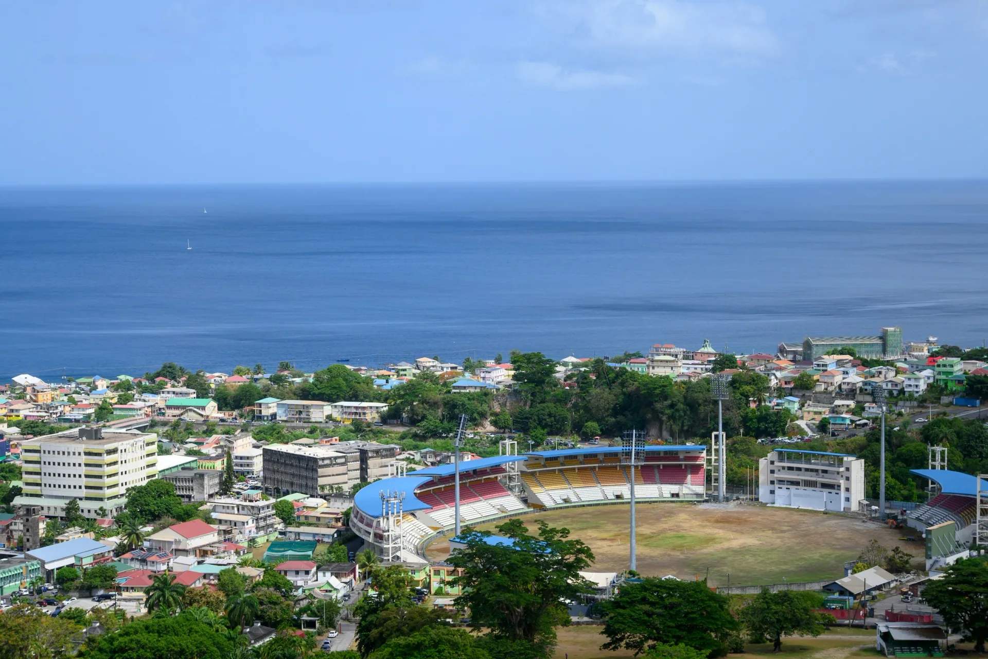 El paisaje urbano costero de Dominica