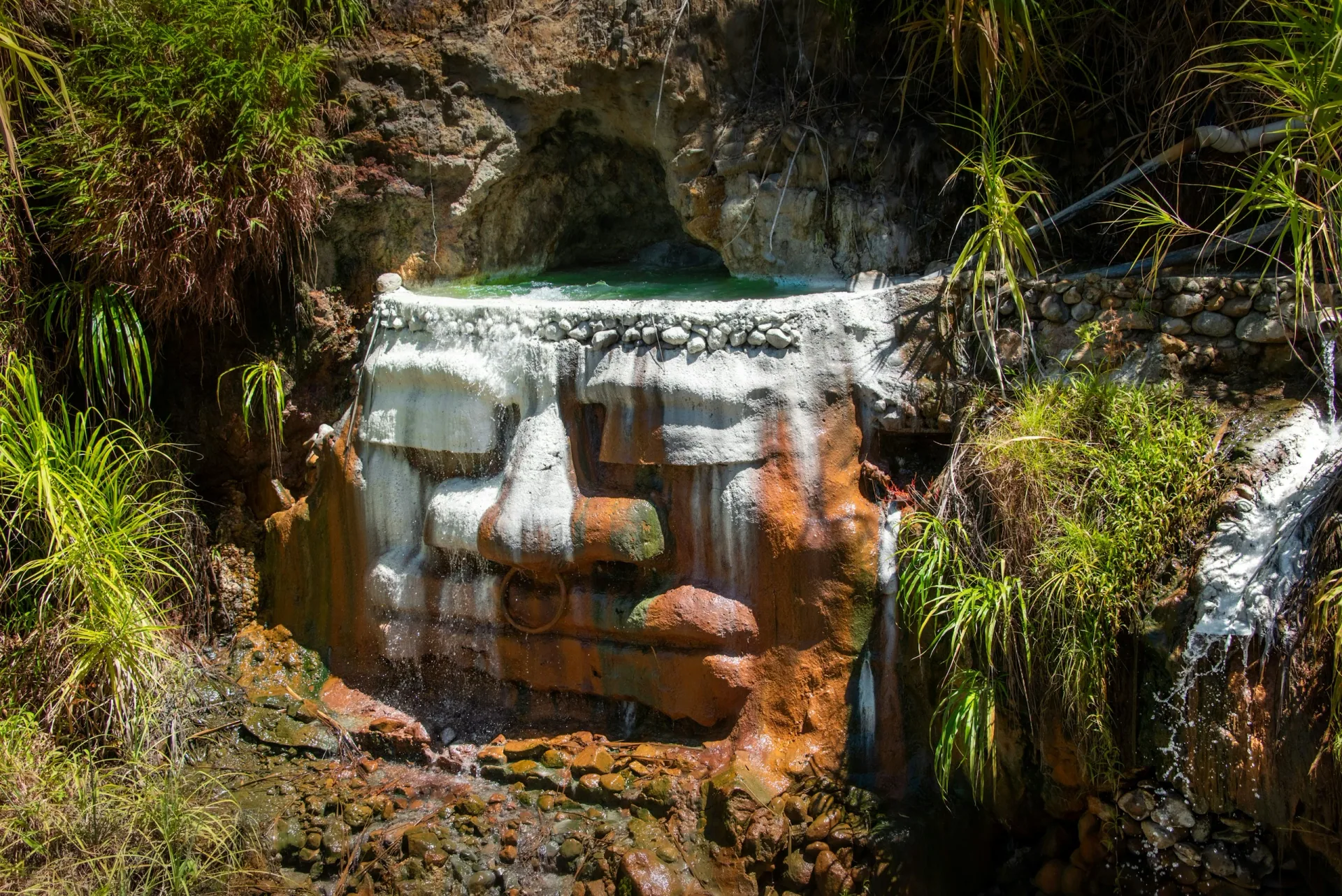 Aguas termales en Titou Gorge, Dominica