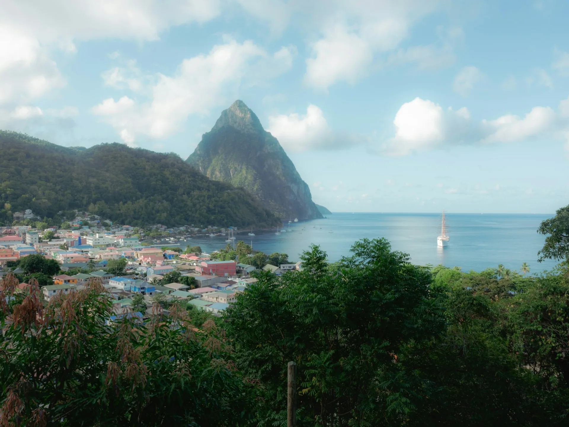 La costa de Santa Lucía