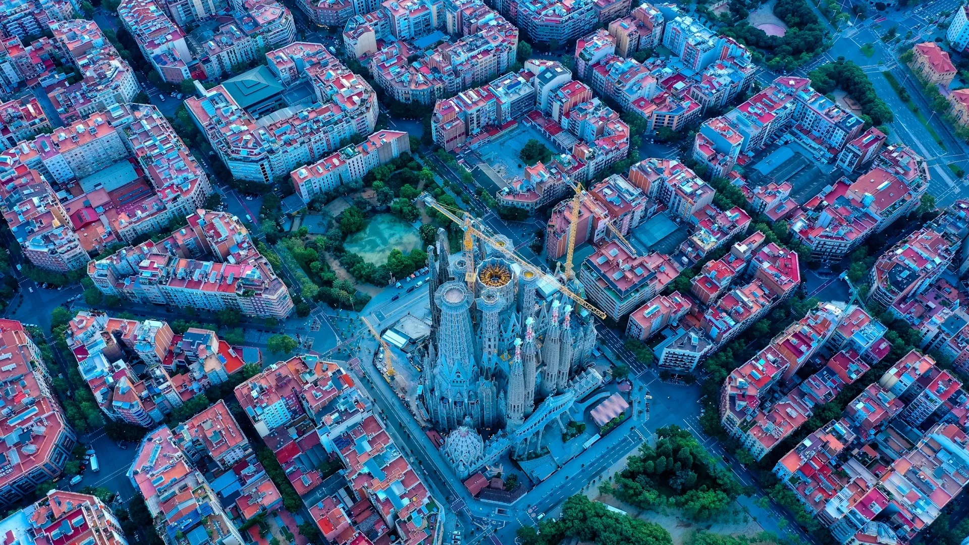 Barcelona en torno a la Sagrada Família